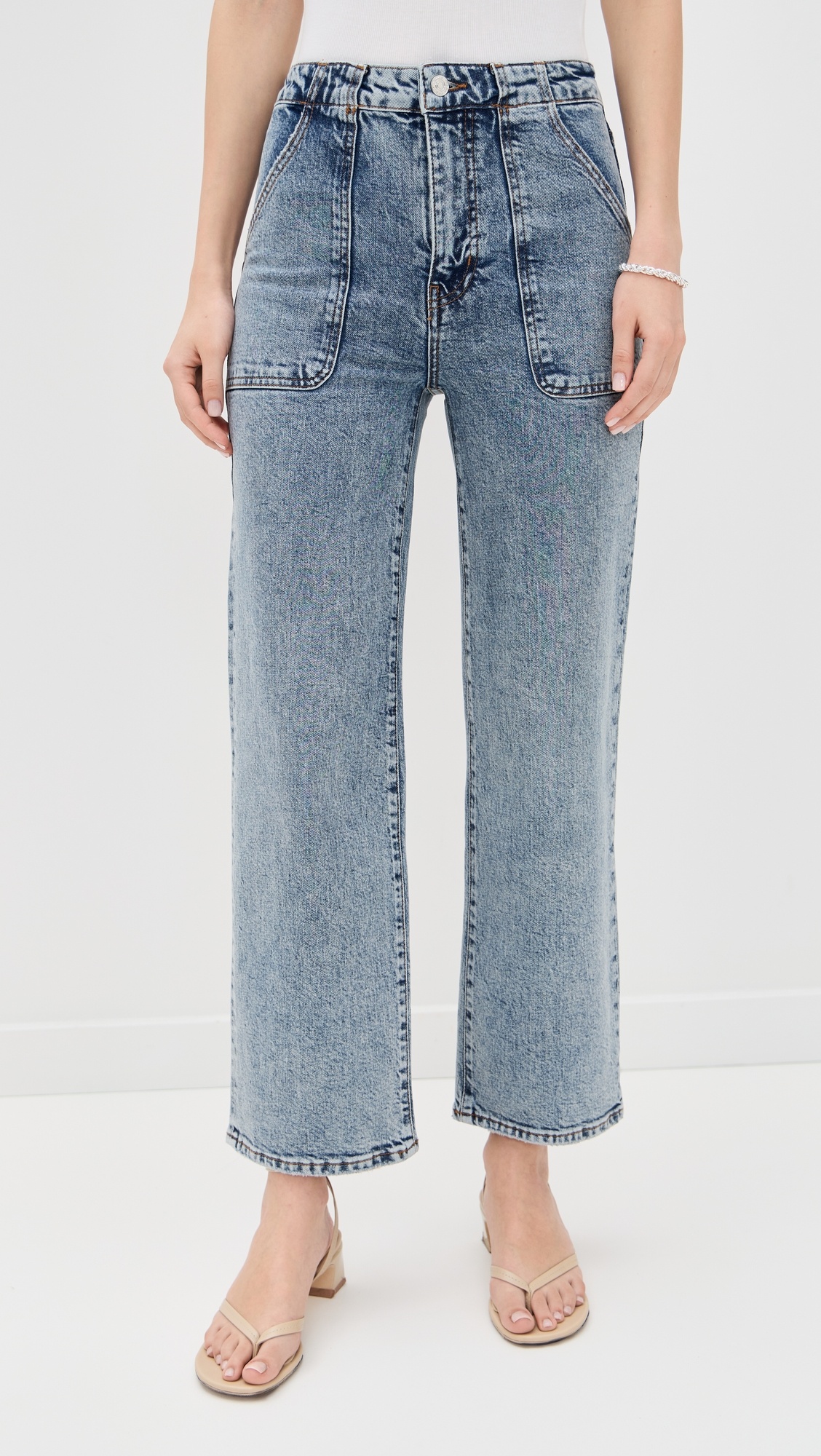 The Modern Pocket Wide Jeans - 1
