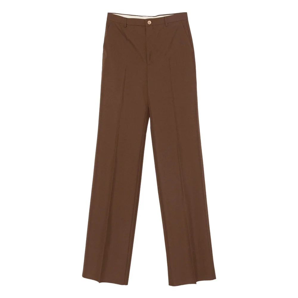 Gucci Brown Trousers Women - 1