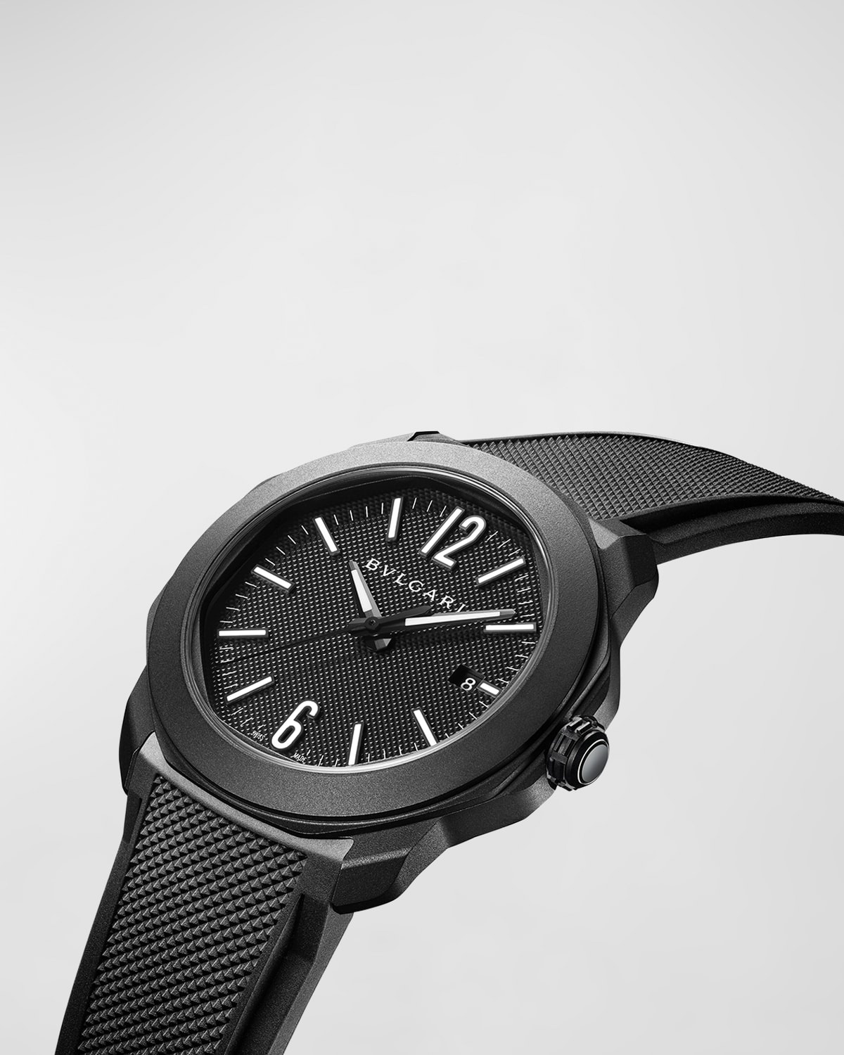 41mm Octo Roma Automatic Watch with Black Dial - 3