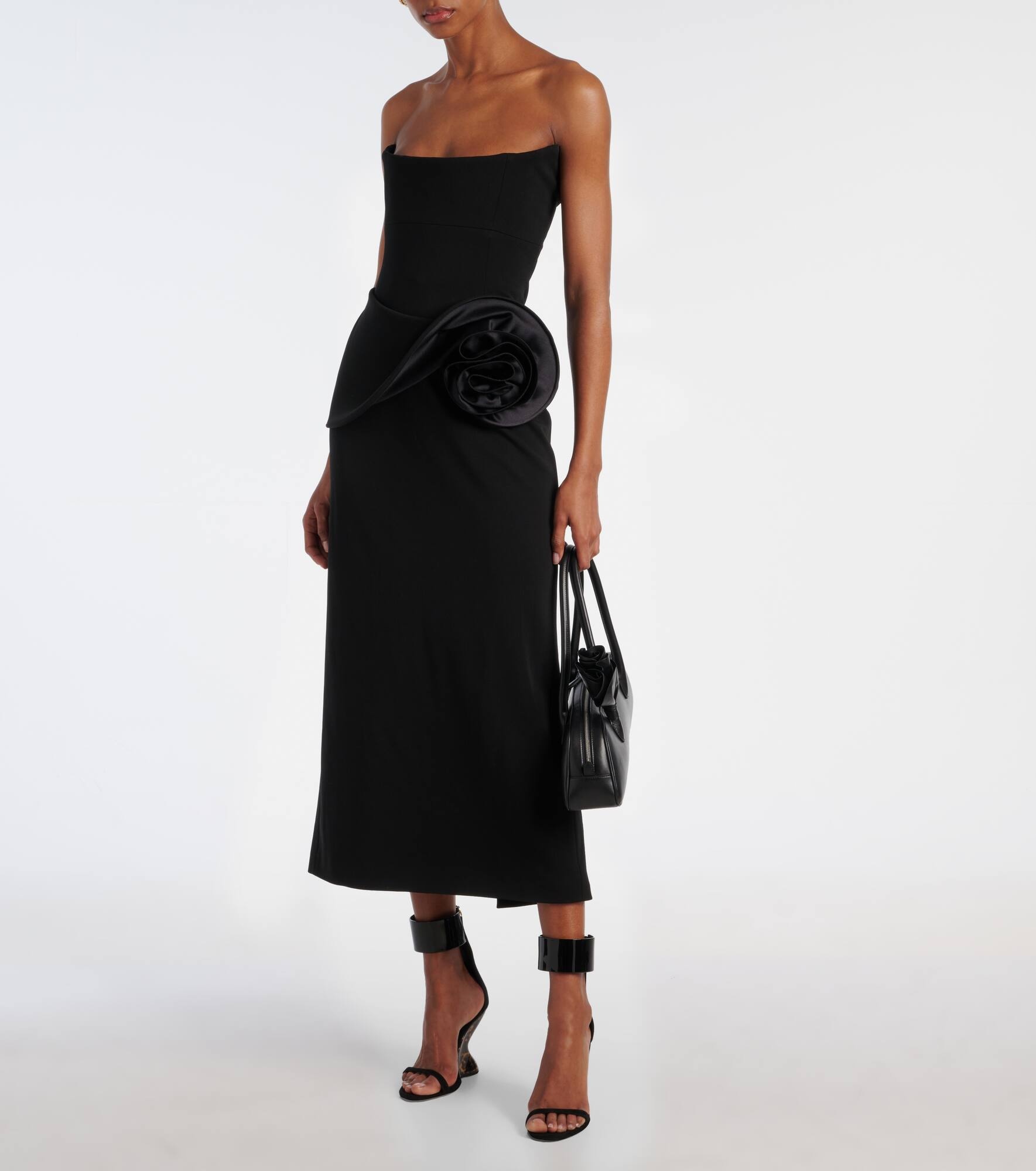 Leather wedge sandals - 3