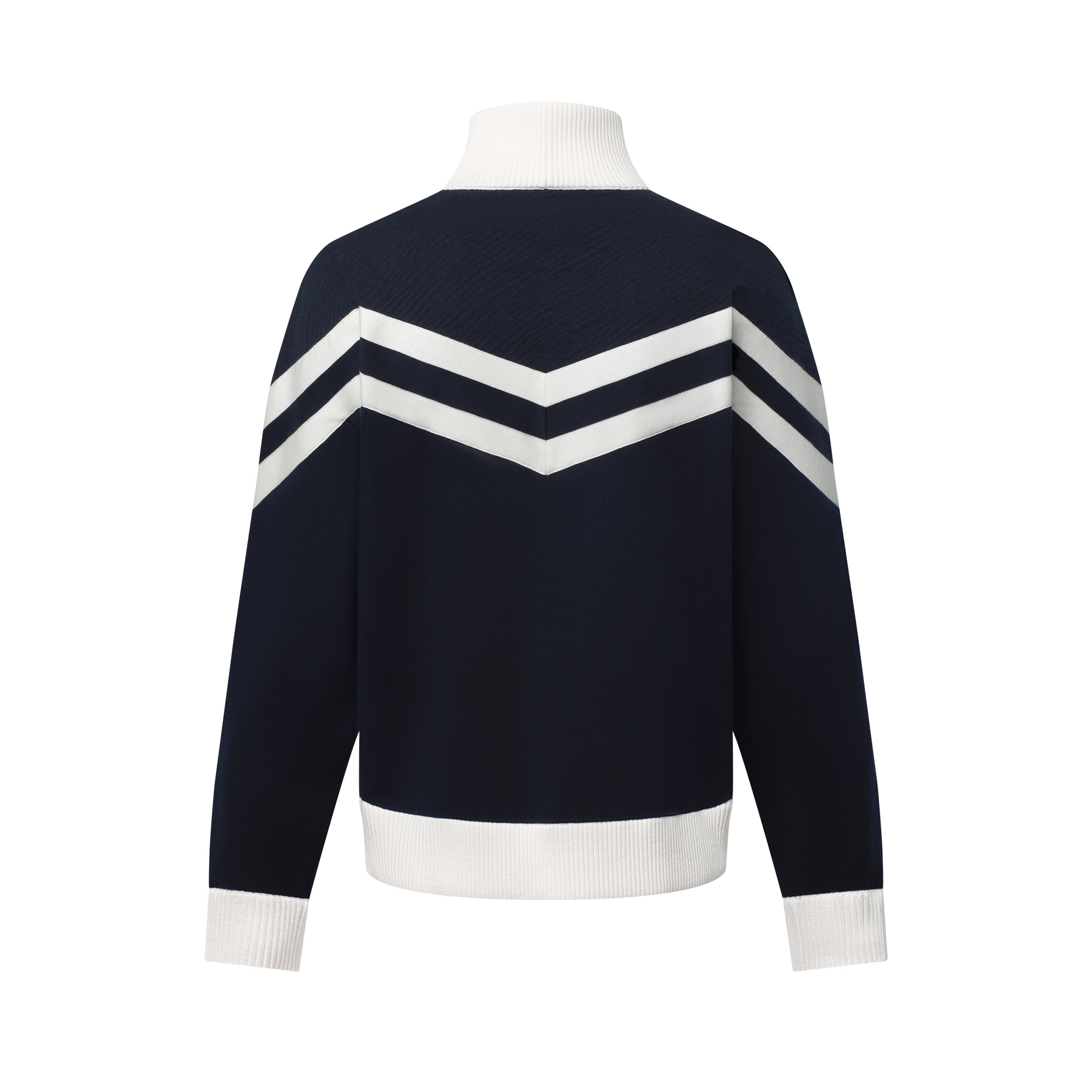 Knitted Cotton Sailor Blouson - 3