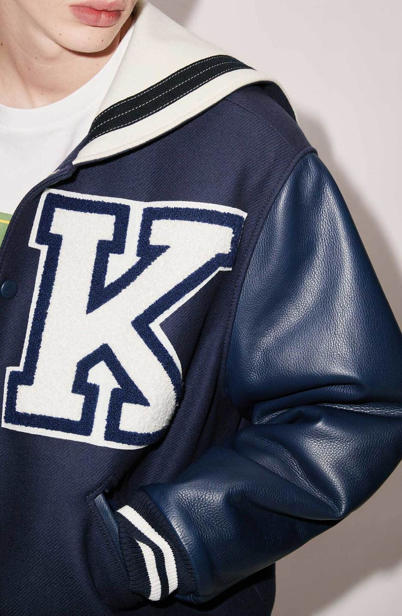 'Sailor Varsity' wool and leather jacket 6