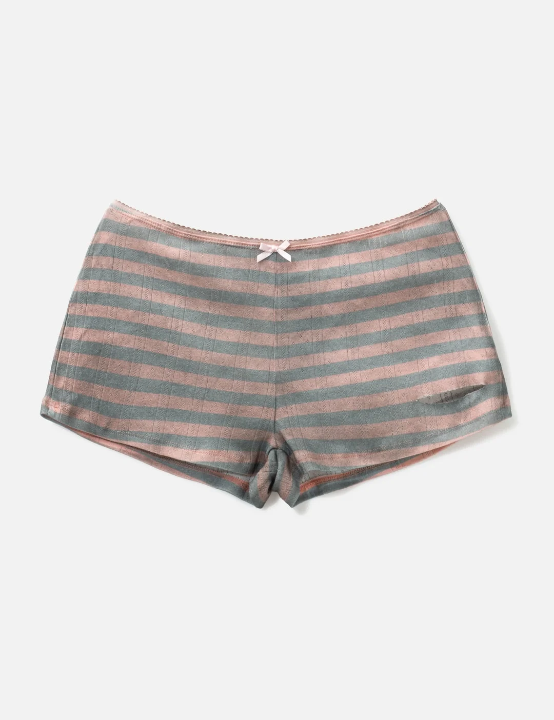 PINK DIRTY STRIPE SHORT - 1