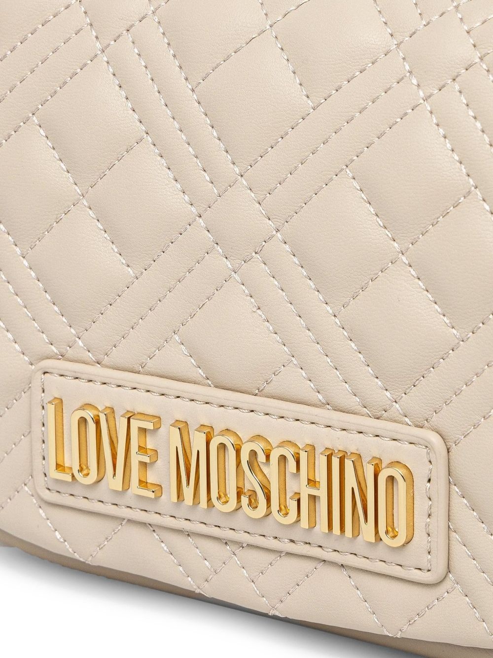 logo-lettering cross body bag - 4
