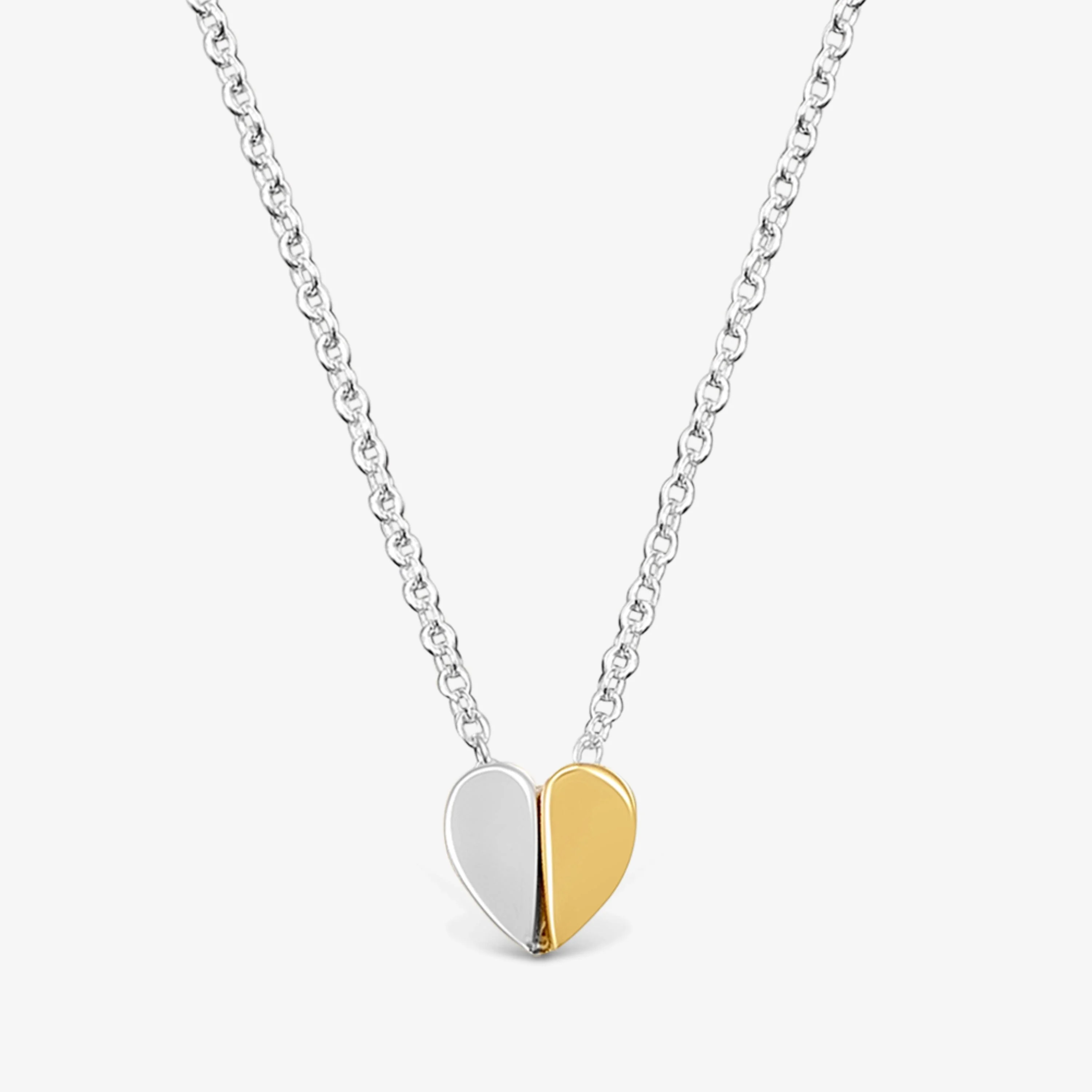 Two-tone Necklace with 7 mm heart motif TOUS 1950 - 1