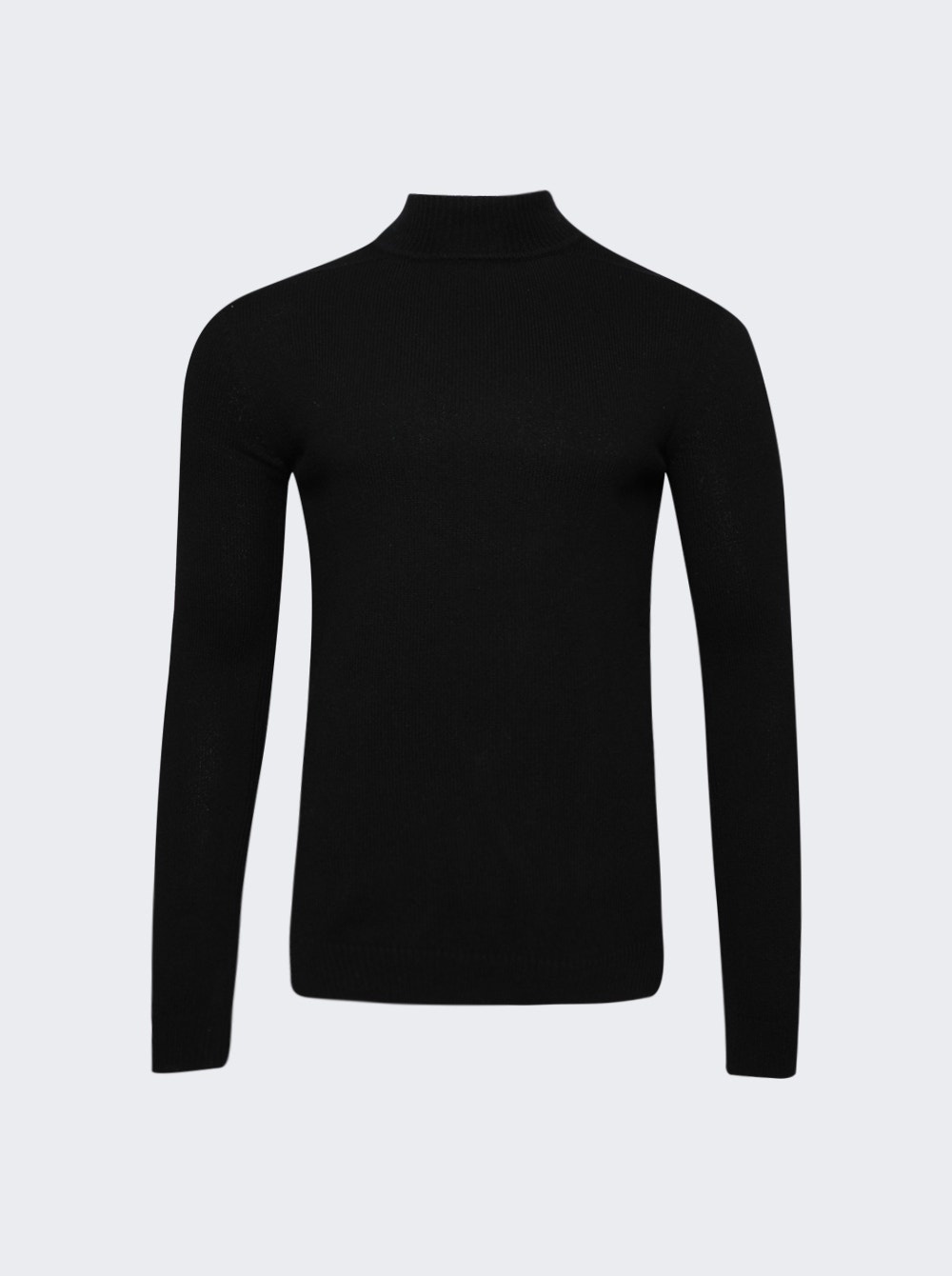 Turtle Neck Top Black - 1