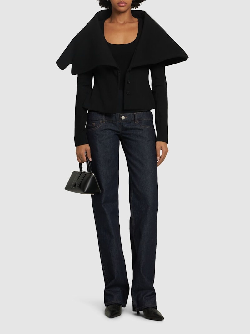 Jersey hybrid denim jeans - 2