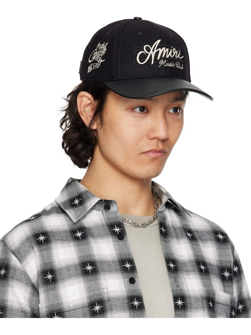 AMIRI Black Hollywood 'Music Club' Cap outlook