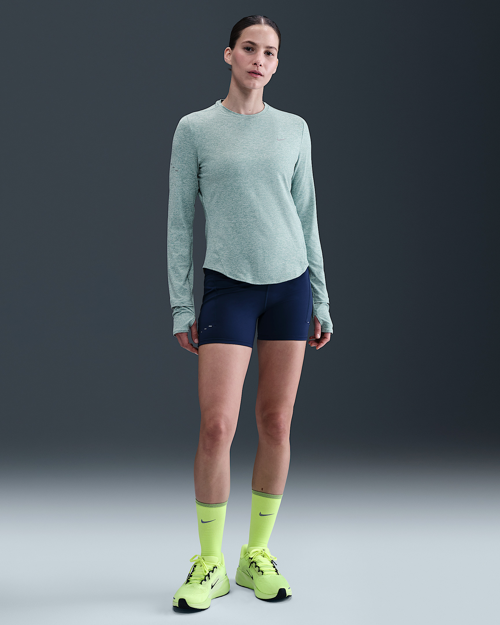 Nike Swift Women's Dri-FIT UV Long-Sleeve Crew-Neck Running Top - 4