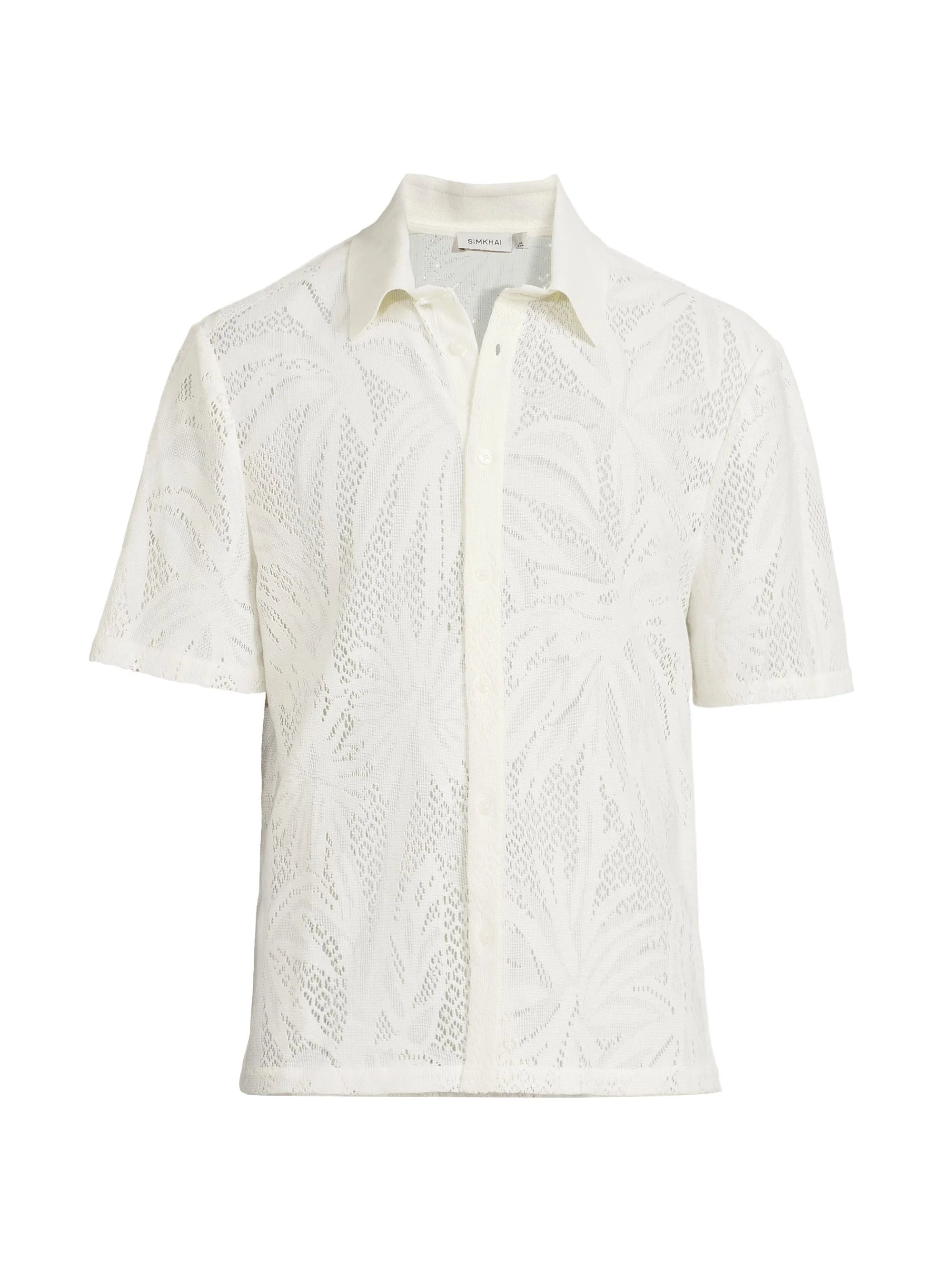 Men's Conrad Lace Shirt - Ivory - 1