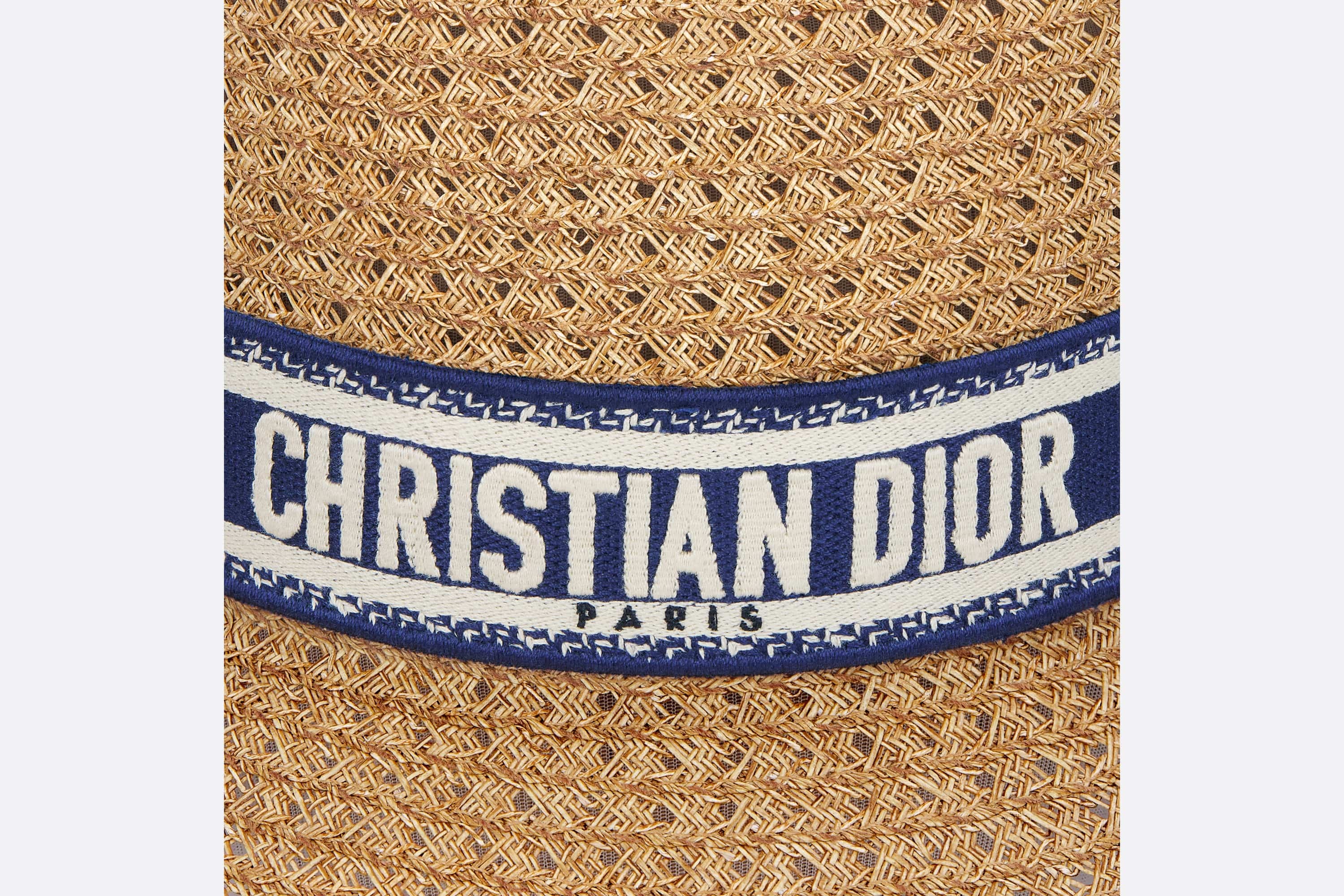 【大人気♪】D-Bobby Small Brim Hat 34DBP923G153_C410 Dior Pre-Loved D-Bobby small brim hat for Women - Beige in