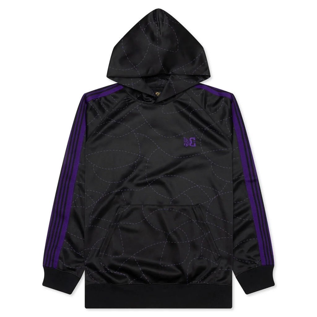 NEEDLES X DC SHOES TRACK HOODY - BLACK - 1