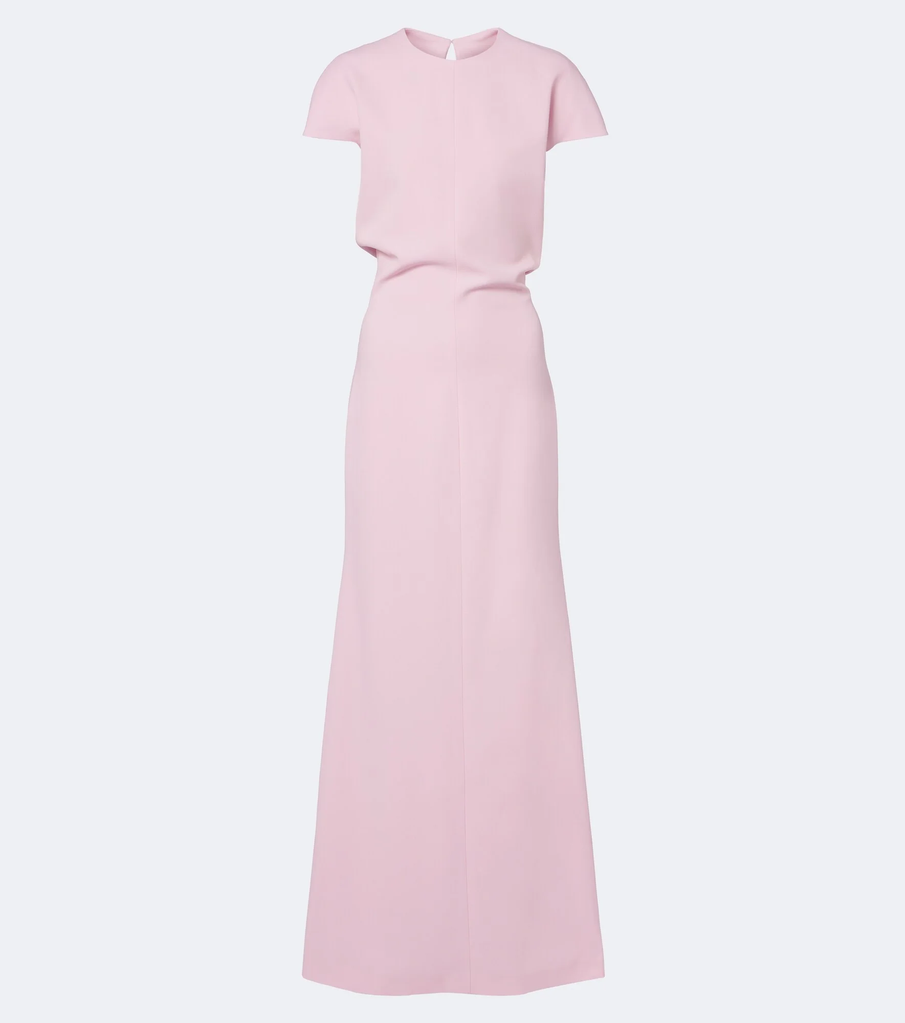 Open-back virgin wool gown - 1
