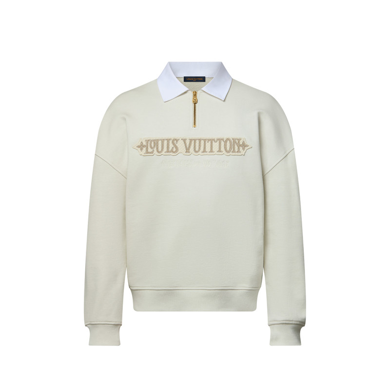 Embellished Half Zip Sweatshirt 1