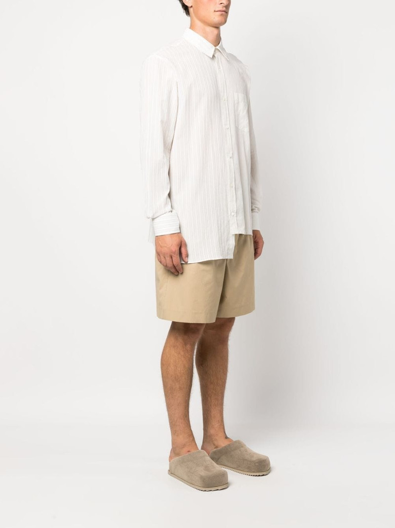 Lanvin STRIPED ASYMMETRIC-HEM SHIRT outlook