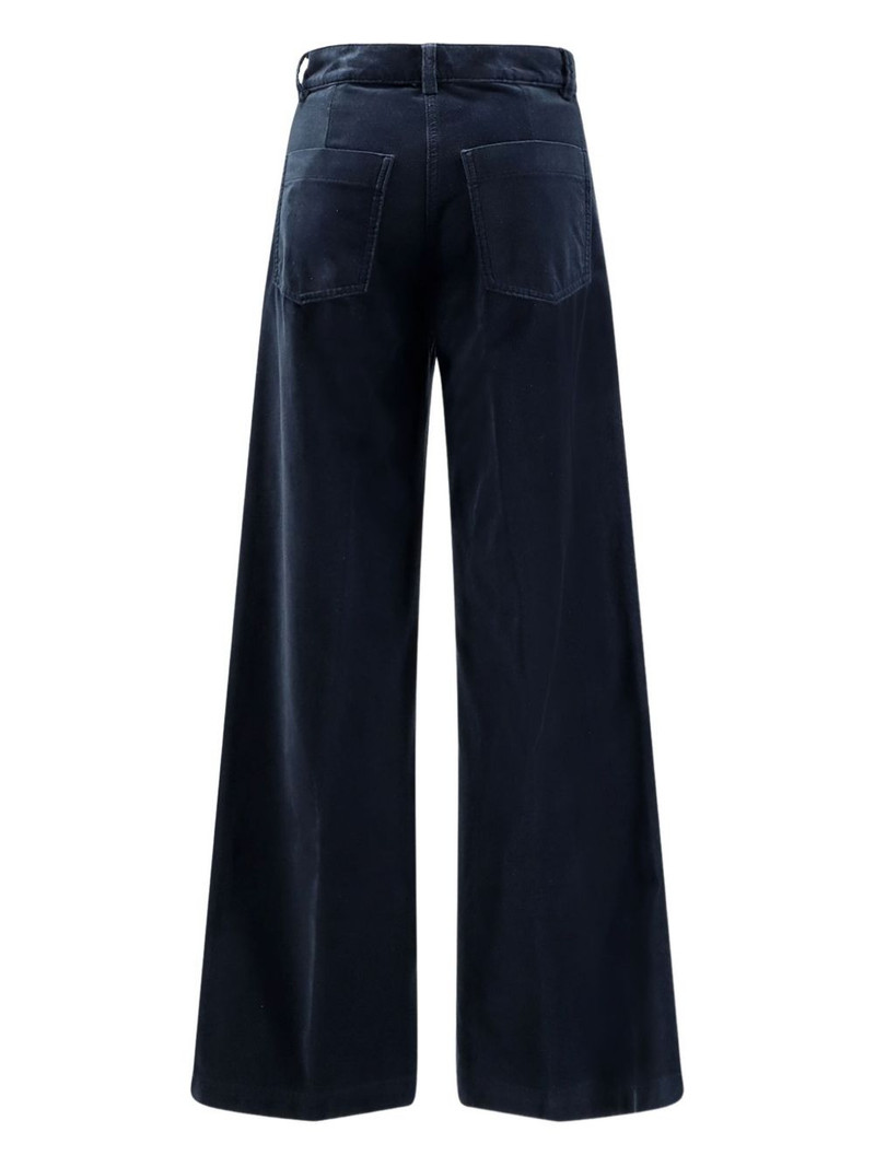 Aspesi velvet-texture cotton trousers outlook
