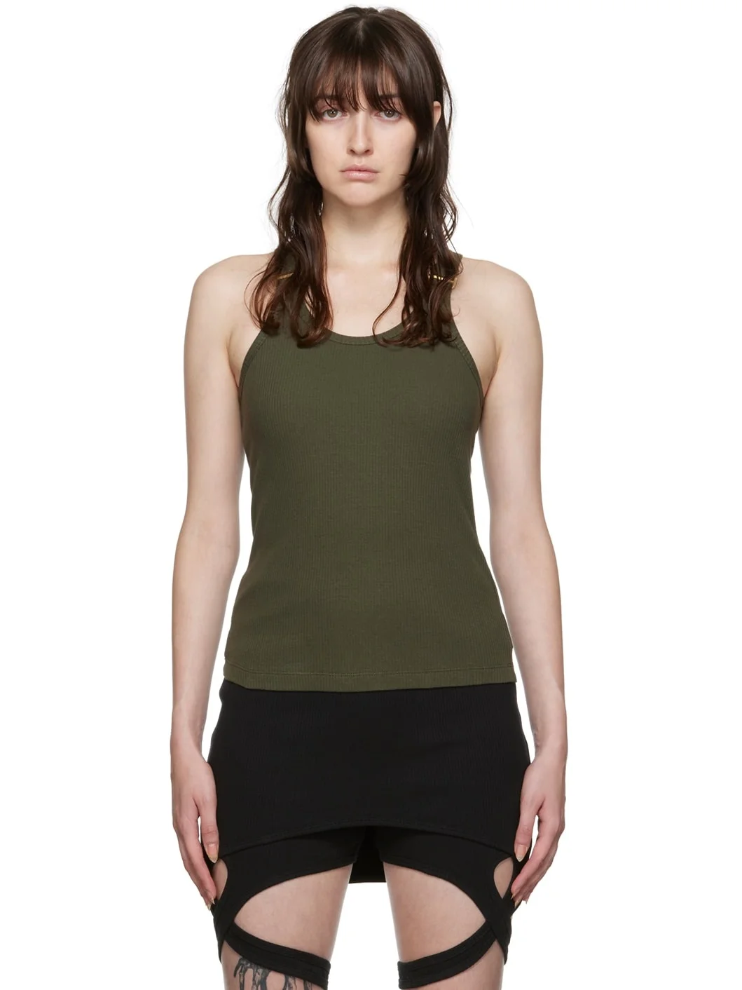 Khaki E-Hook Tank Top - 1