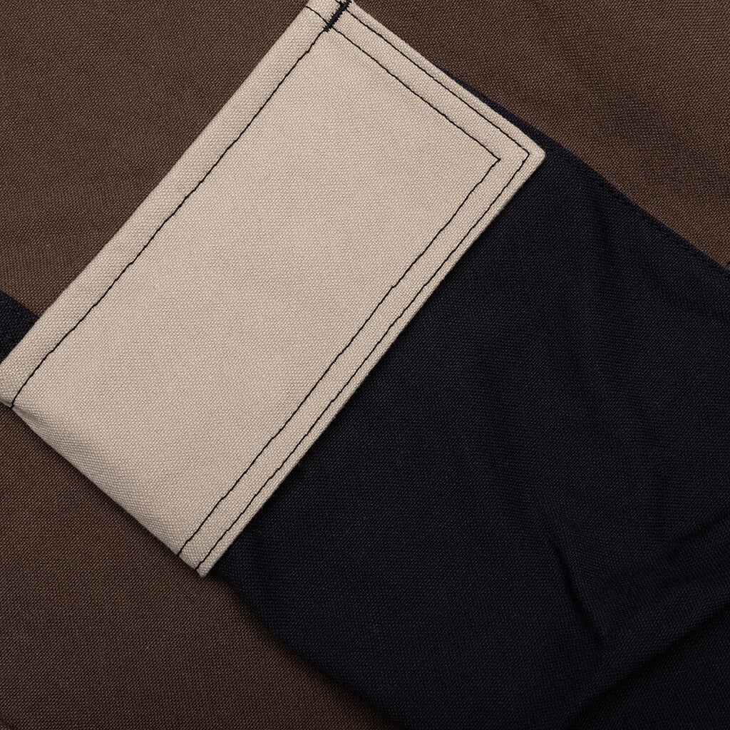 AMBUSH PANELLED CARGO SHORTS - BROWN - 5
