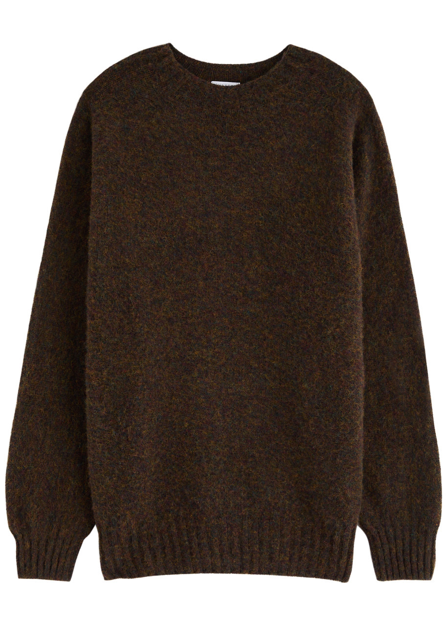 Sunspel Shetland Wool Jumper - 1