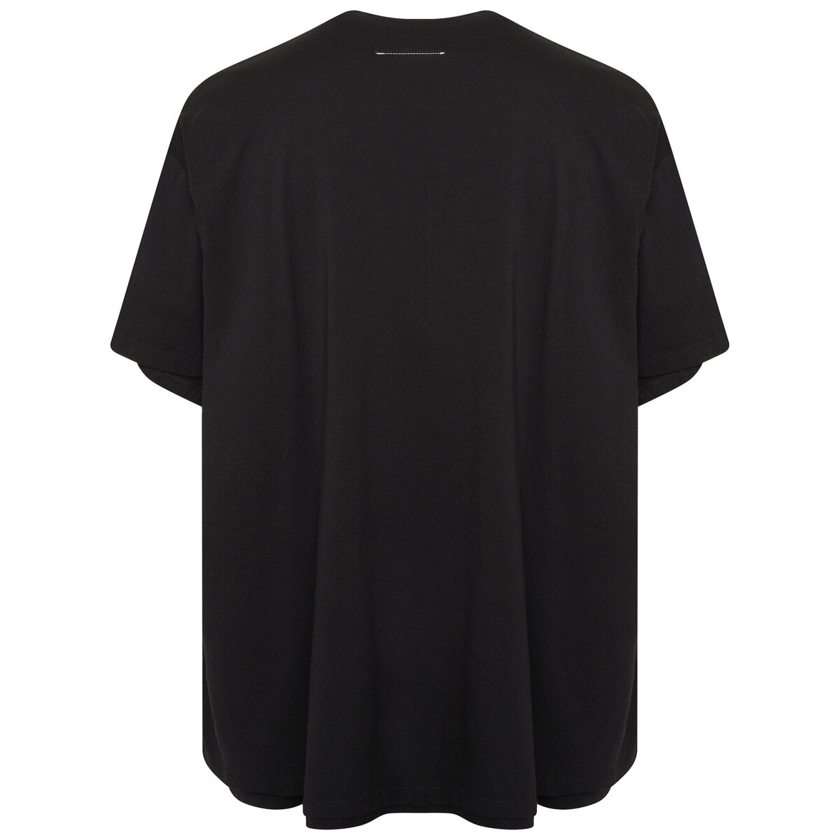 Layered Sliced T-Shirt in Black - 2