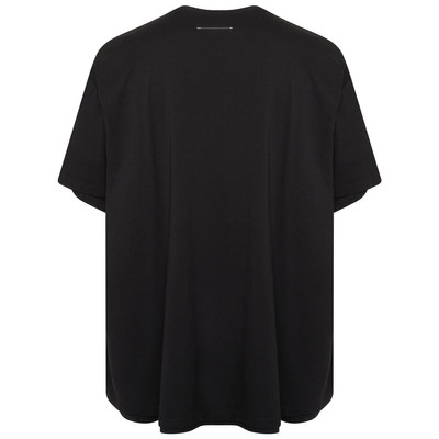 MM6 Maison Margiela Layered Sliced T-Shirt in Black outlook