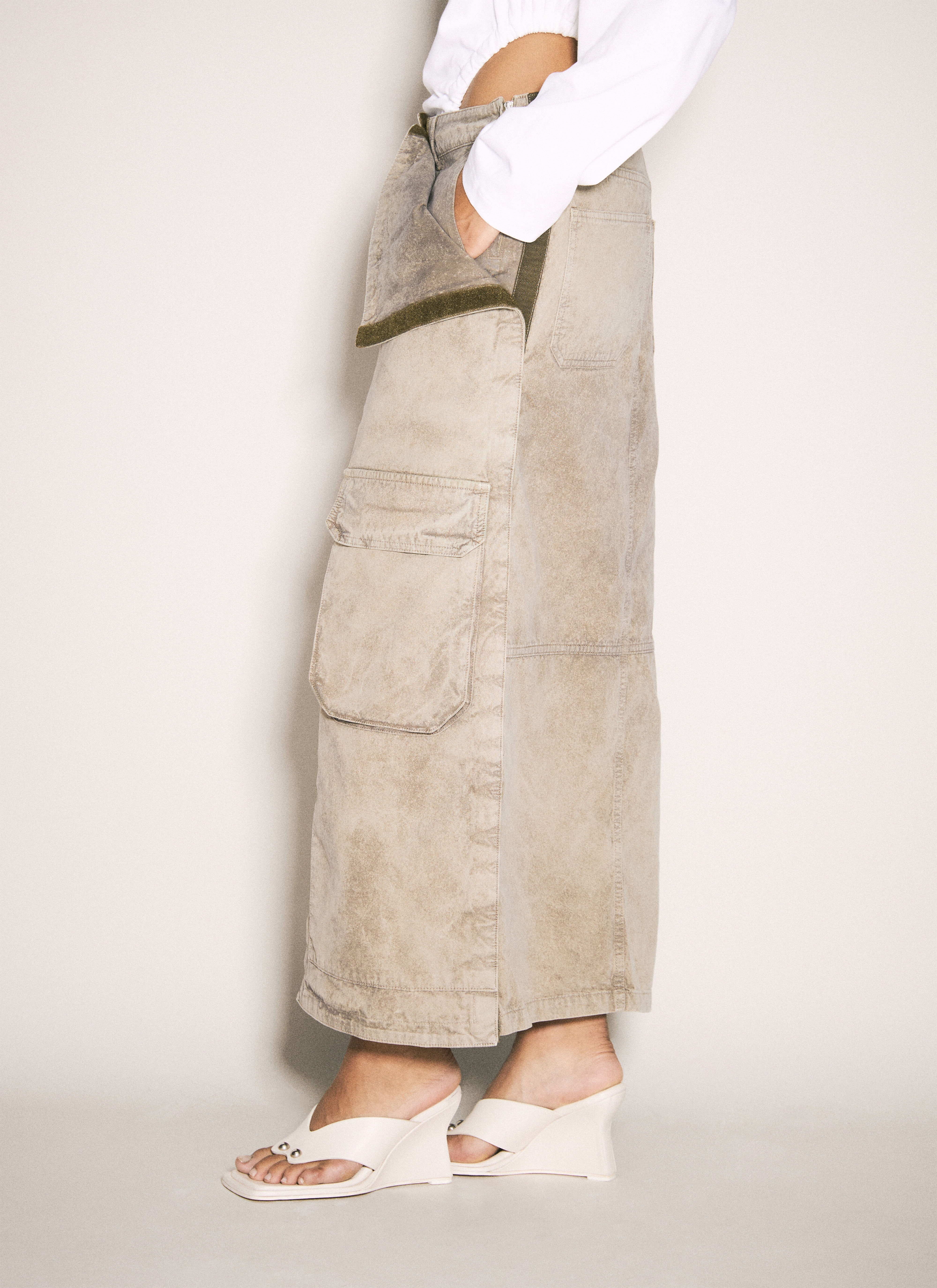 Cargo Maxi Skirt - 1