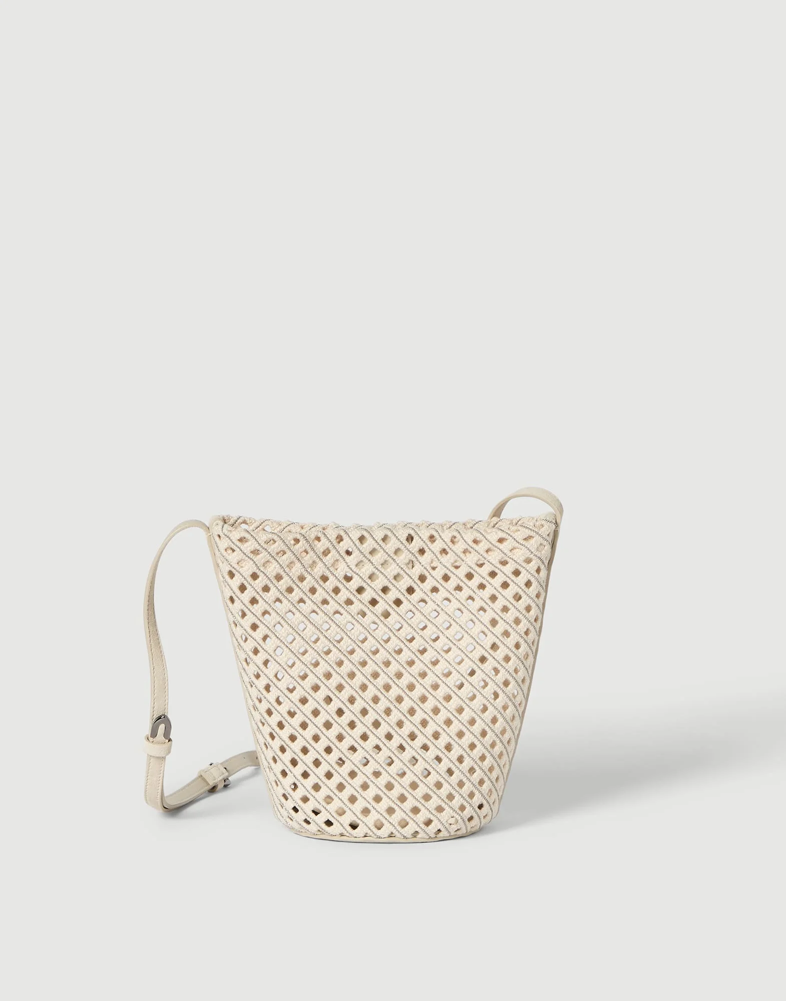 BC Duo pouch bag in precious cotton net - 1