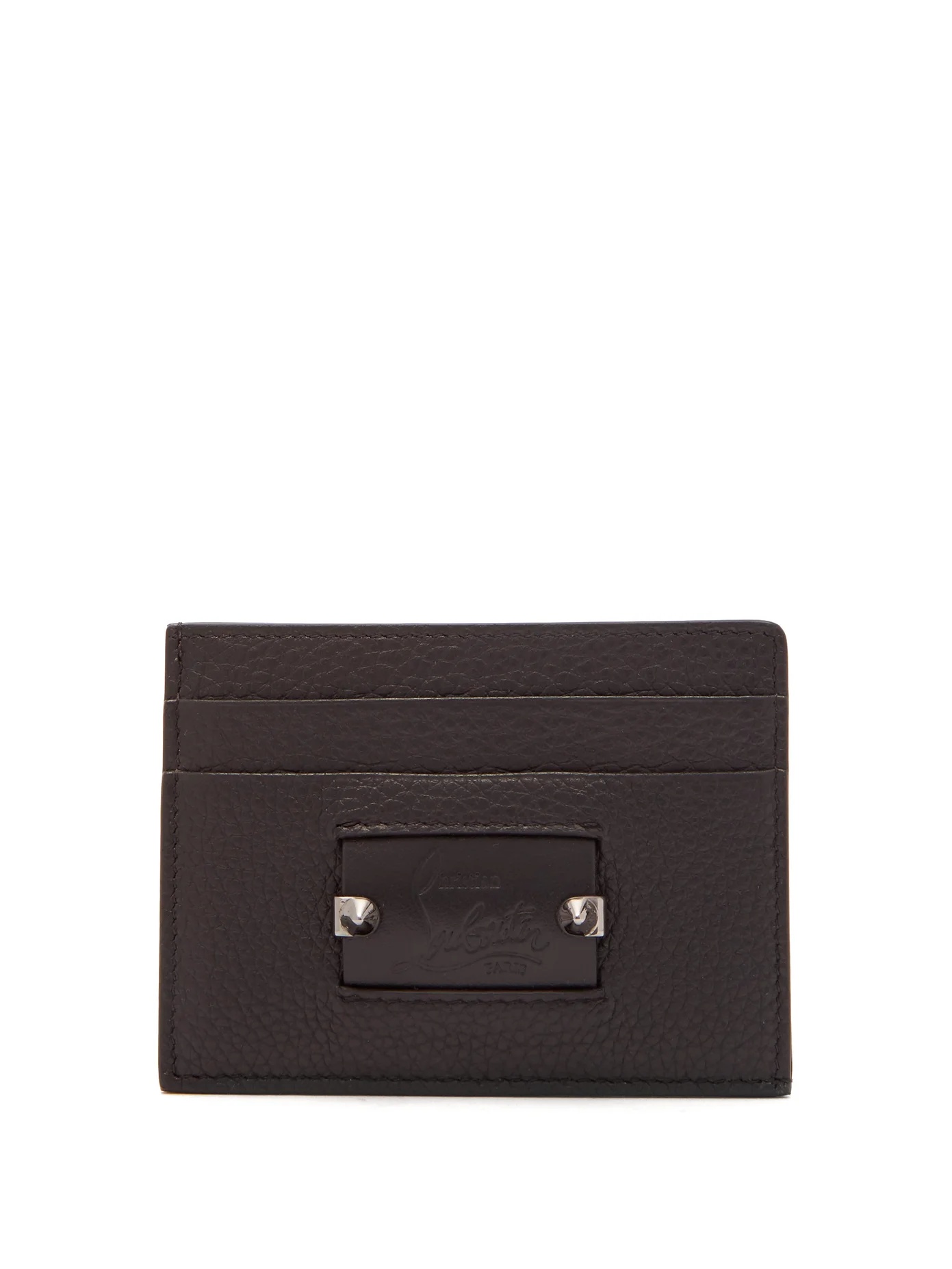 Kios spike leather cardholder - 1