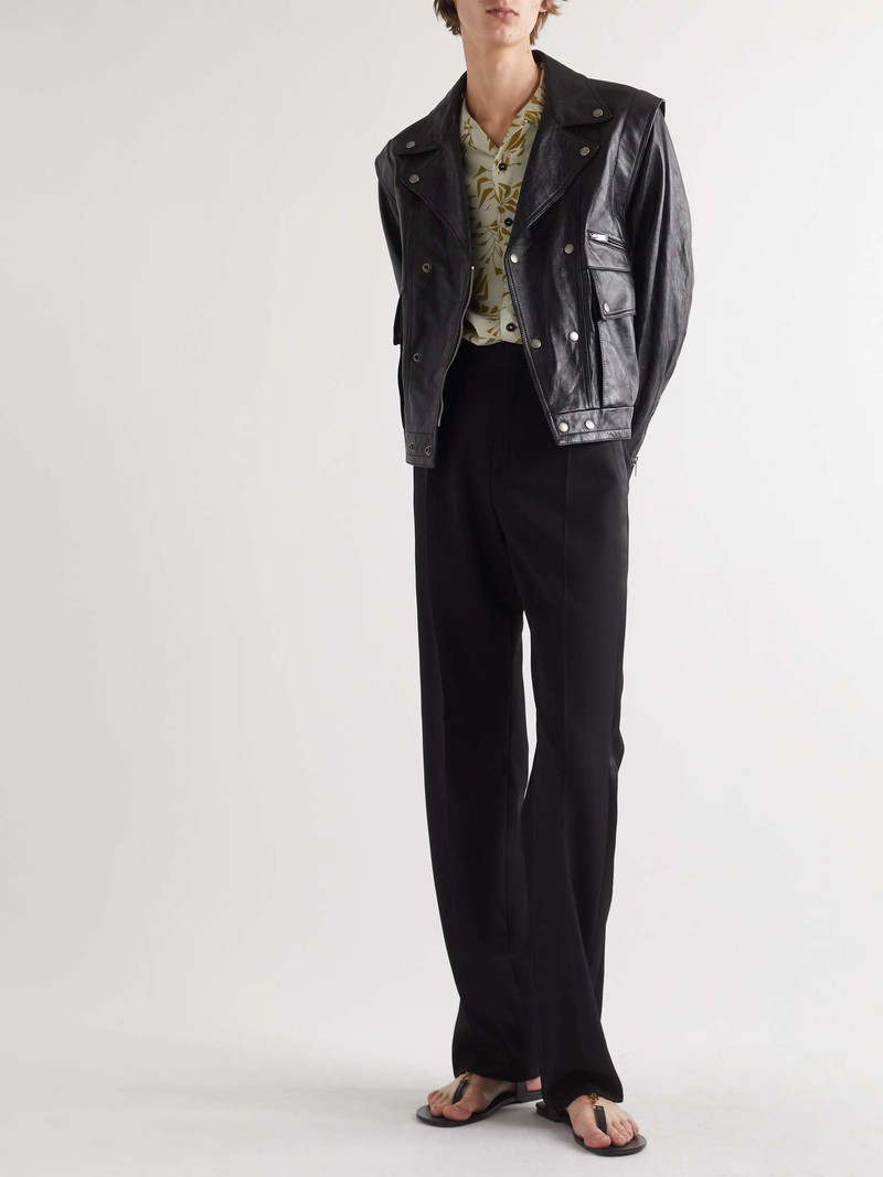 SAINT LAURENT Camp-Collar Printed Lyocell and Cotton-Blend Twill Shirt outlook