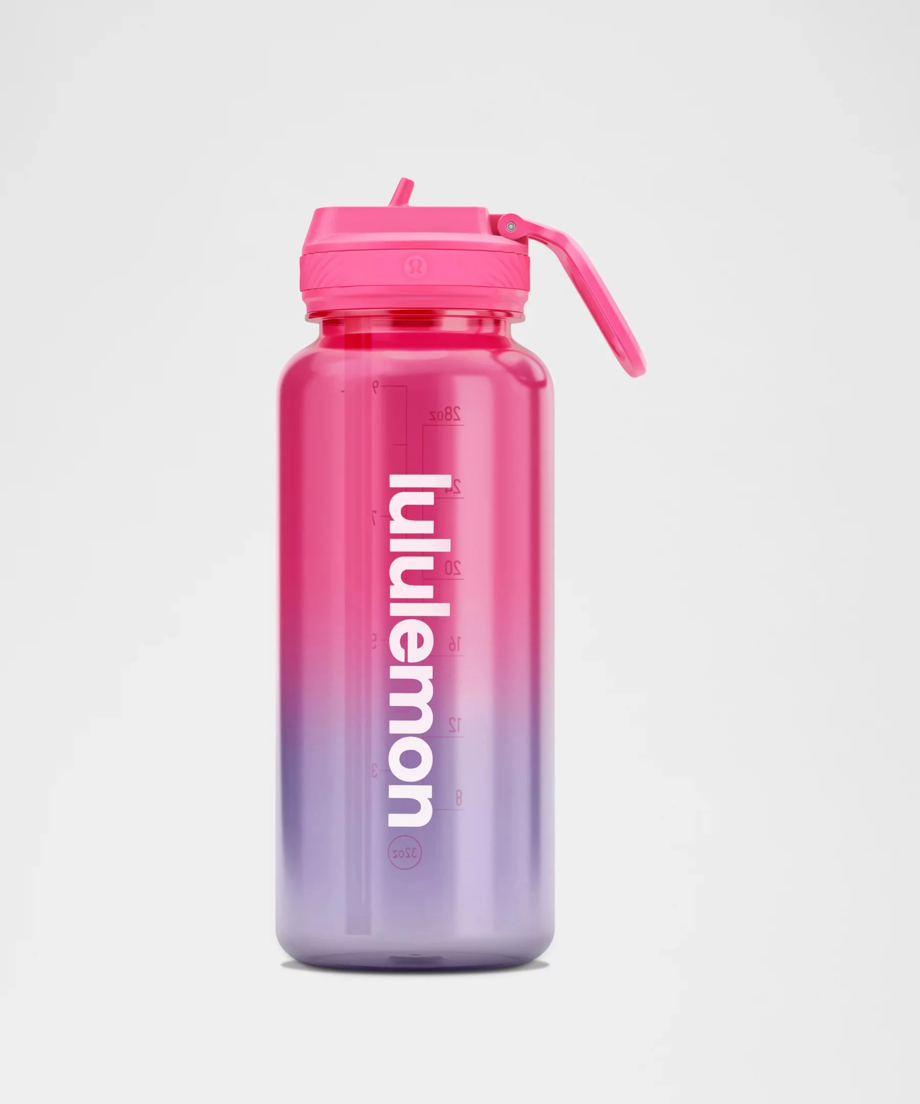 Back To Life Clear Bottle 32oz Straw Lid *Ombre - 1