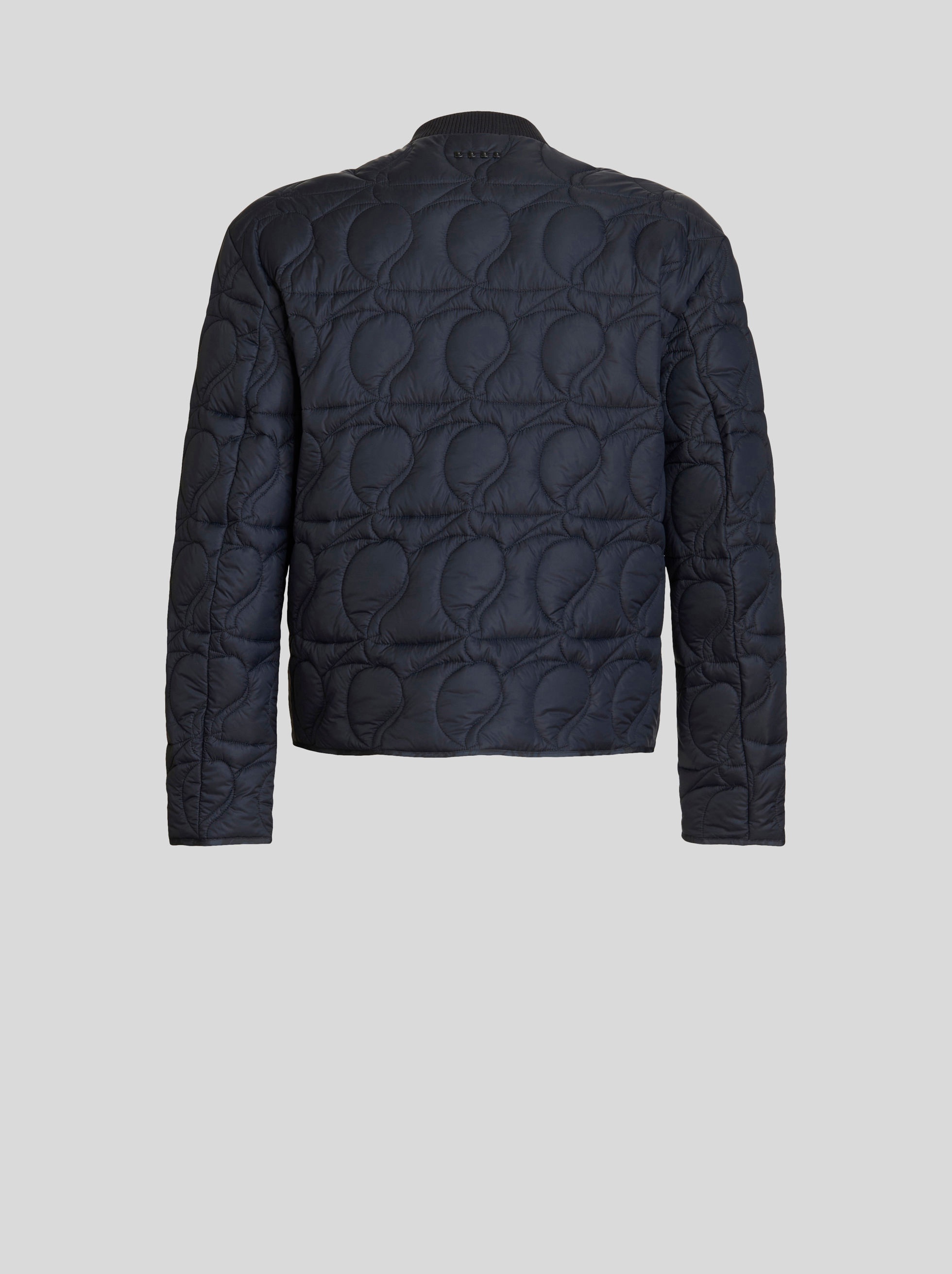 QUILTED PAISLEY DOWN BOMBER JACKET - 6