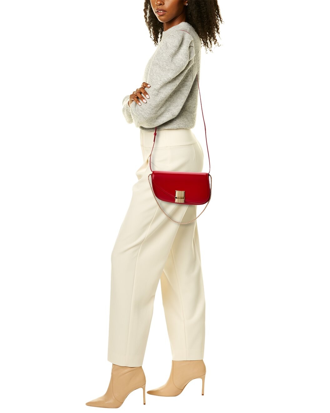Ferragamo Fiamma XS Leather Shoulder Bag - 4