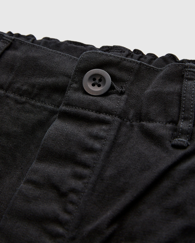 Wide Fit French Work Pants in Black 5