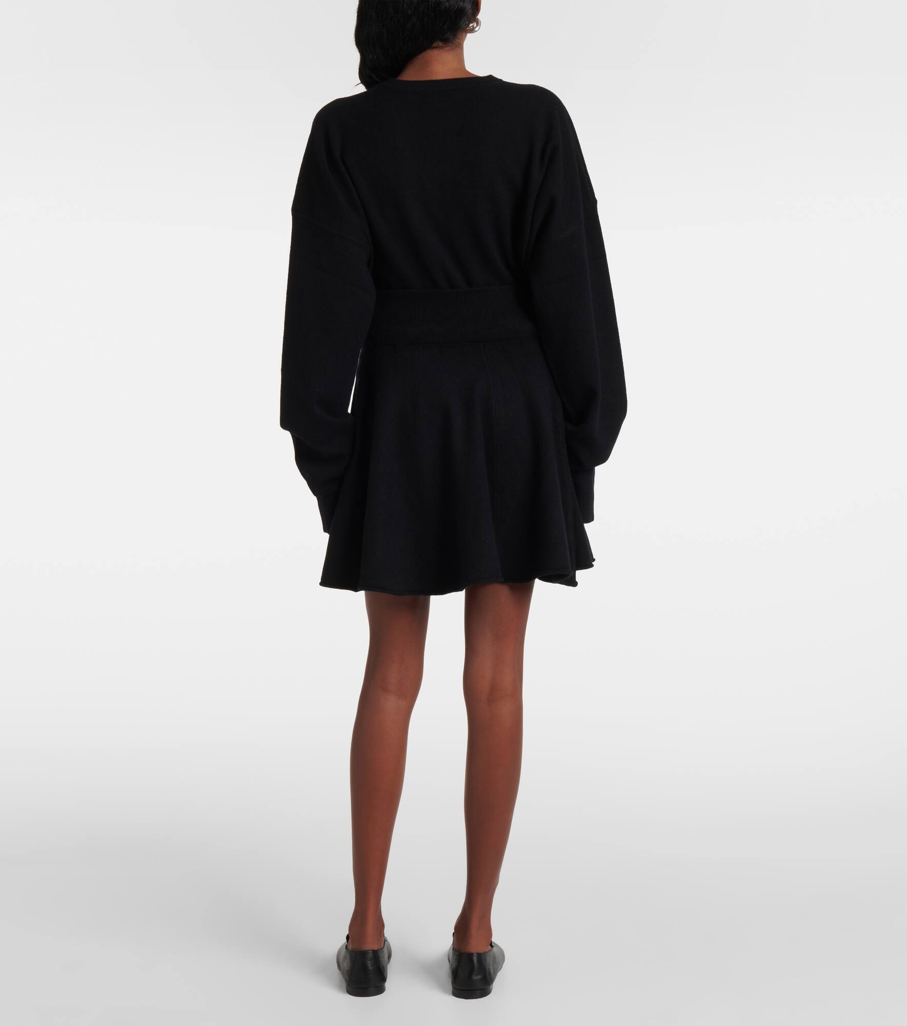 N°379 Girl cashmere-blend miniskirt - 3