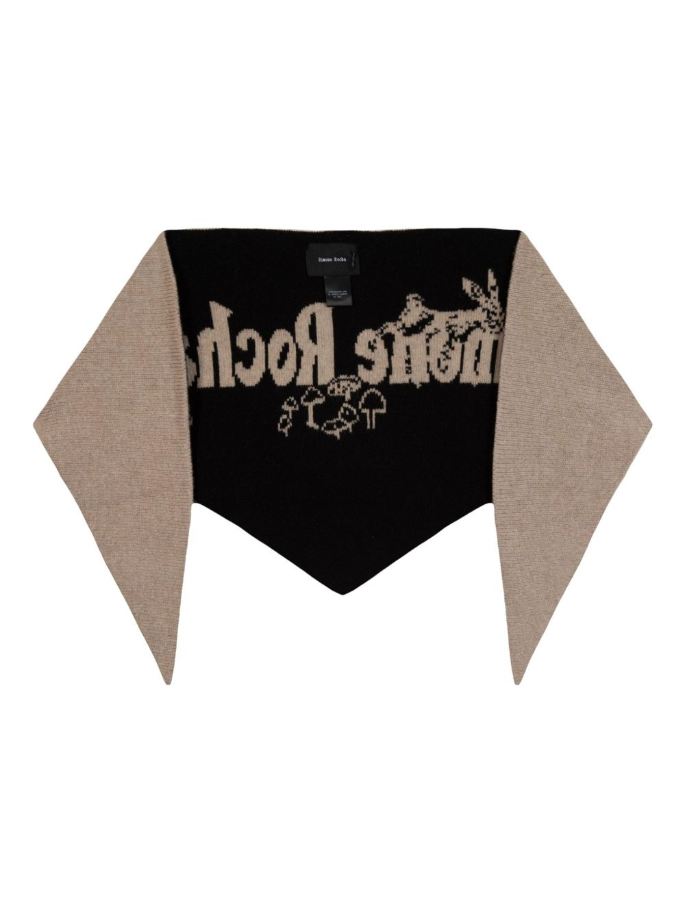 Daisy logo-jacquard scarf - 2