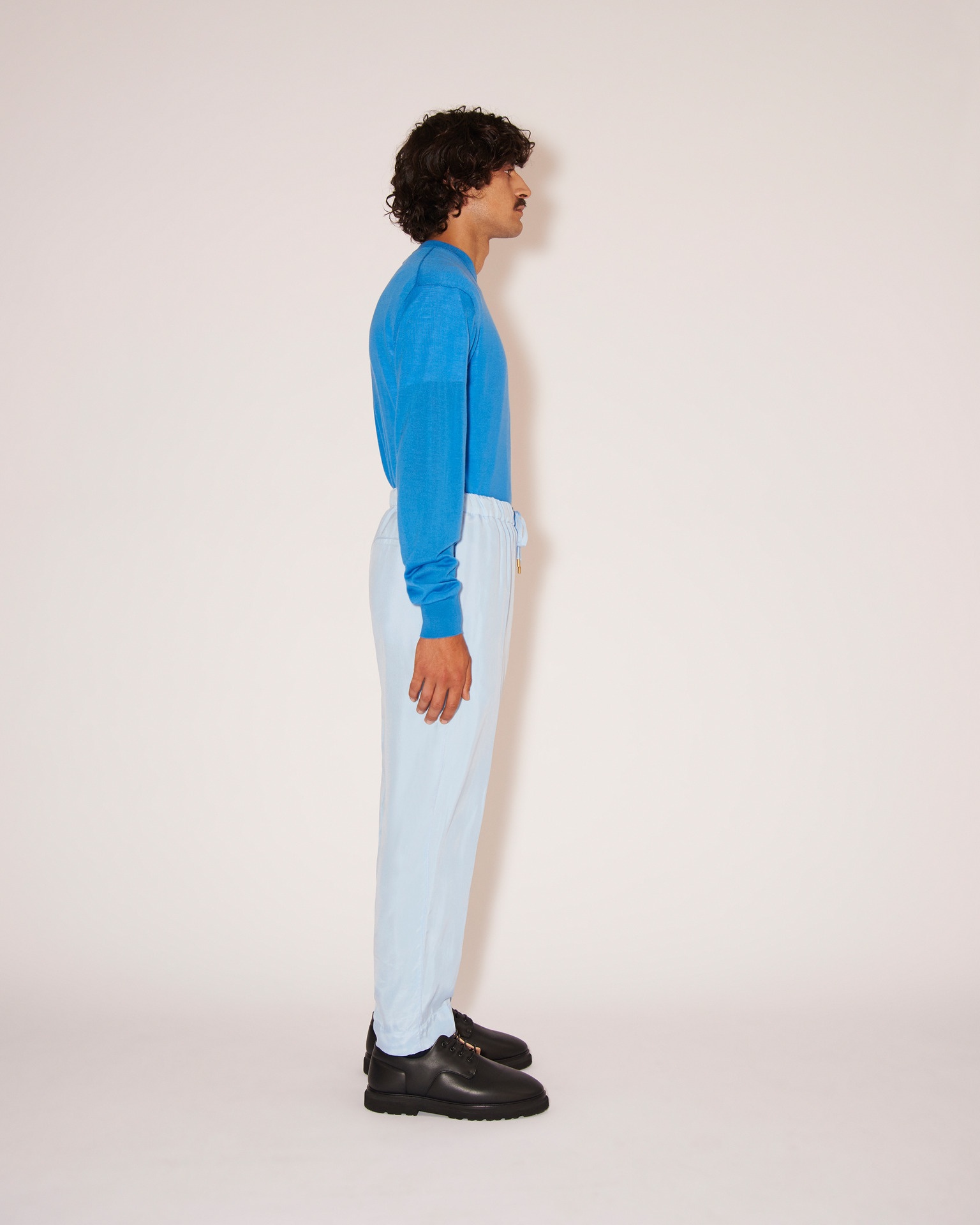 MADAN - Superfine merino sweater - Bright Blue - 2