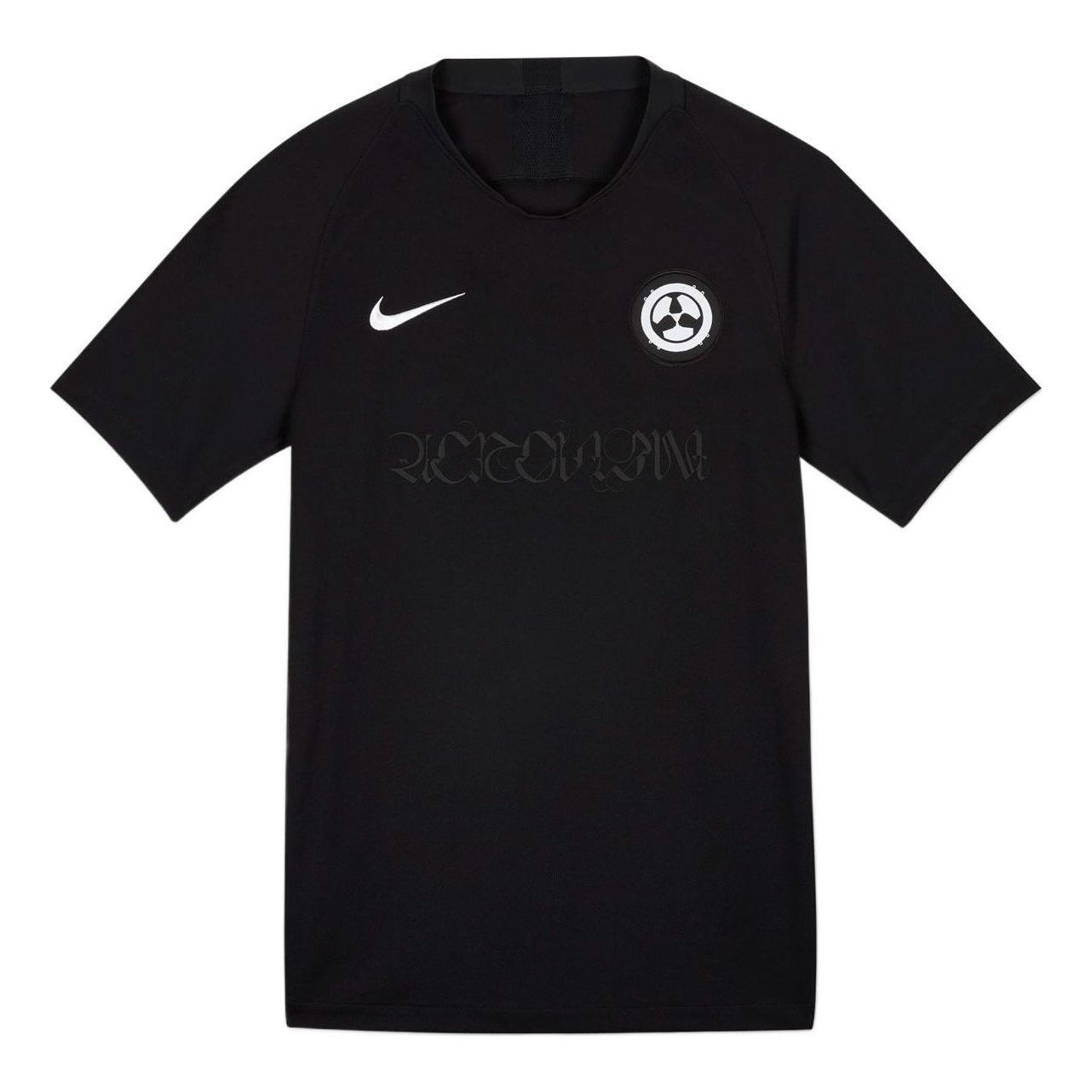 Nike x ACRONYM Crossover Fan Edition Printing Logo V neck Short Sleeve US Edition Black DC8808-010 - 1
