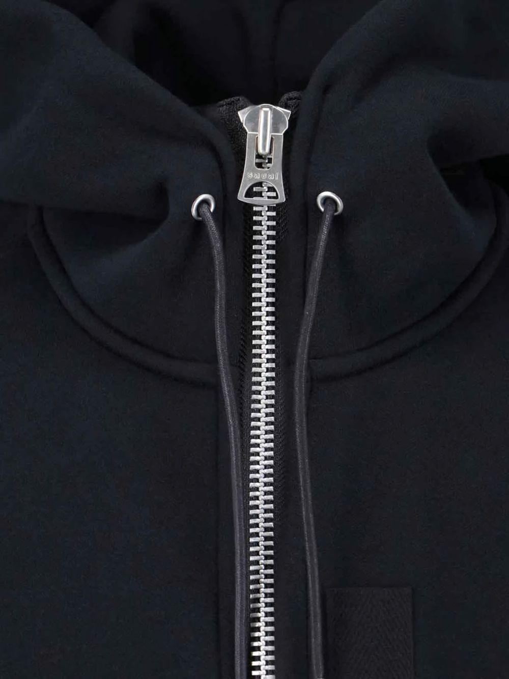 hooded zip-up sweatshirt - 3