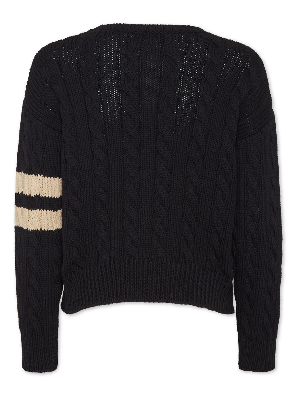 pocket cable-knit jumper - 2
