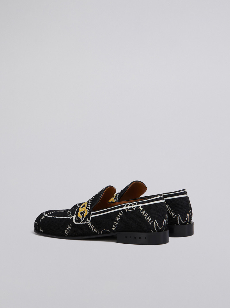Marni MARNIGRAM TROMPE L'ŒIL JACQUARD MOCCASIN outlook
