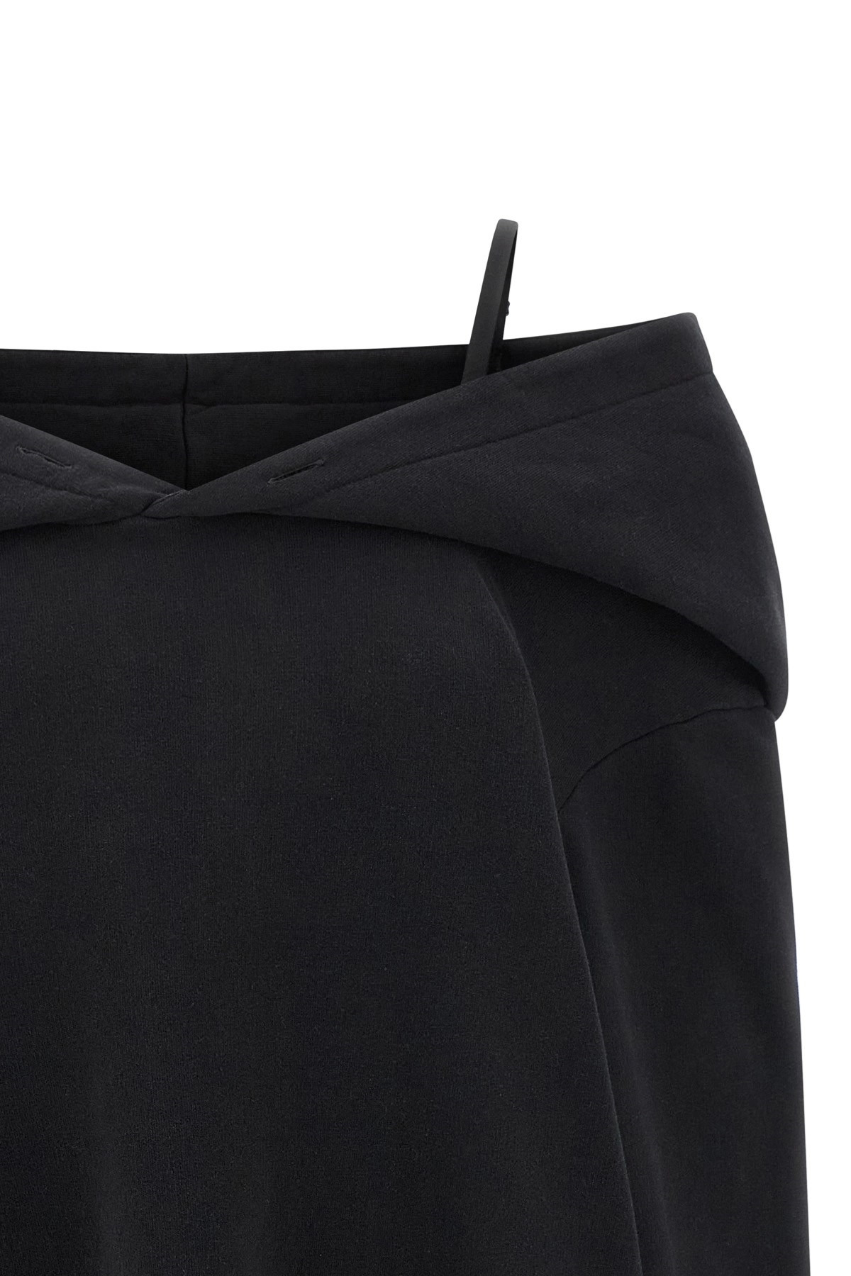 Off-shoulder hooded dress - 5