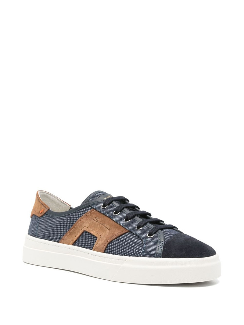 Santoni Double Buckle sneakers outlook