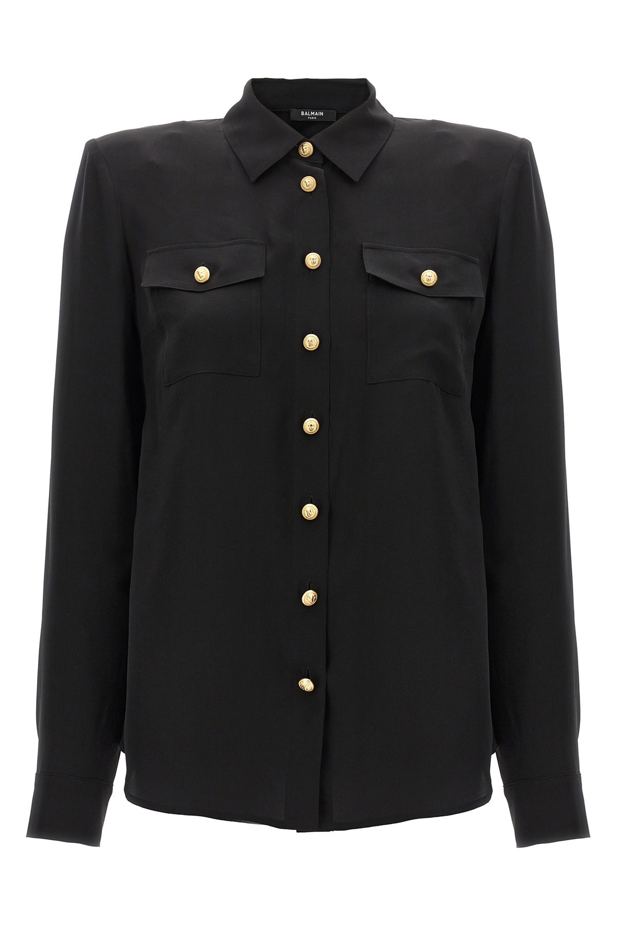 Balmain Logo button shirt | julianfashion | REVERSIBLE