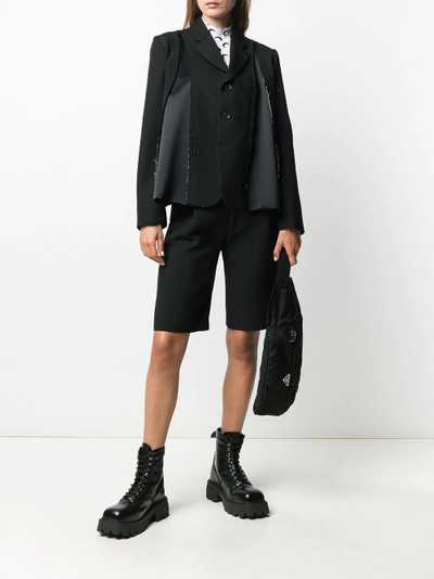 Comme des Garçons Comme des Garçons long-sleeved deconstructed blazer outlook