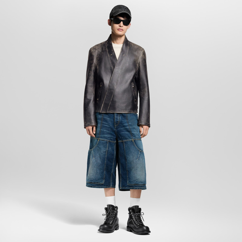 Louis Vuitton Leather Karate Jacket outlook