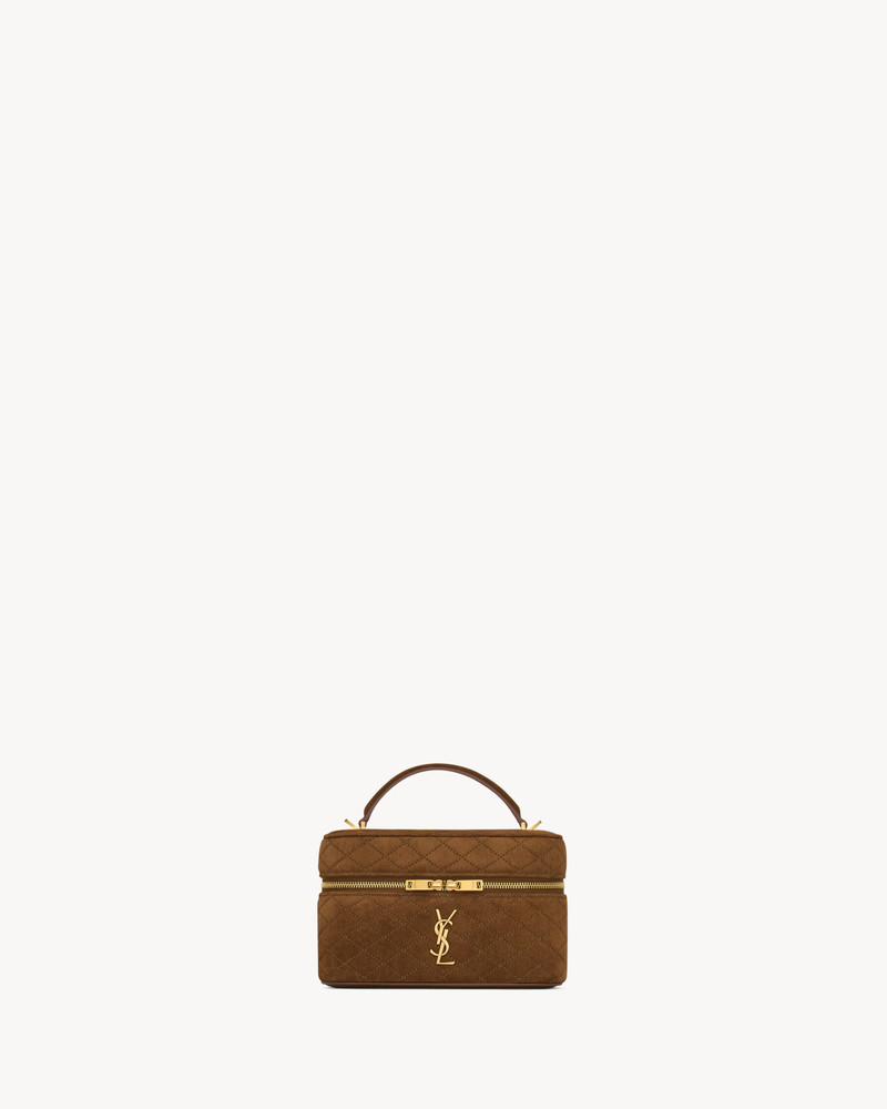 SAINT LAURENT GABY VANITY BAG IN SUEDE outlook