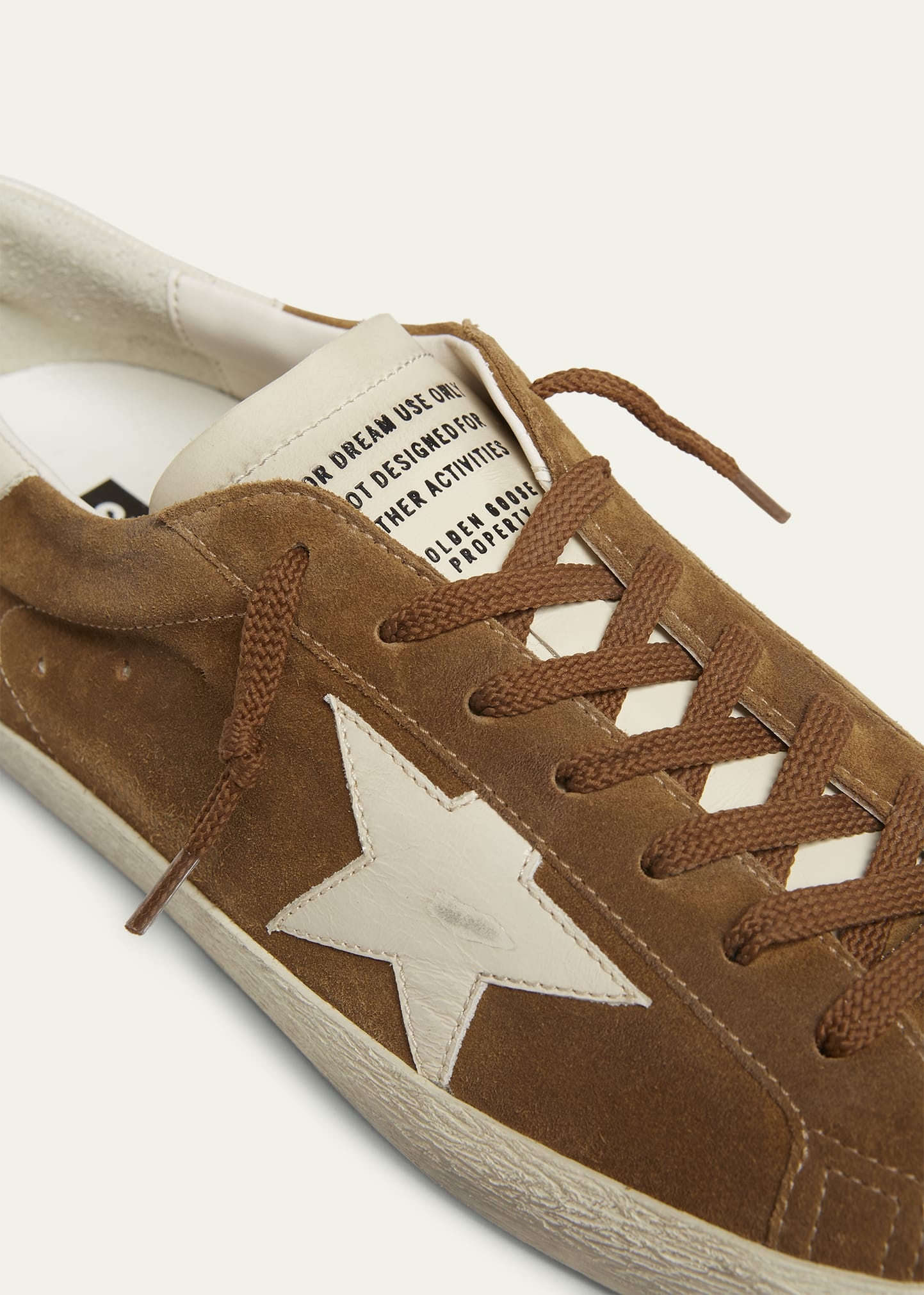 Men's Super Star Low-Top Suede Sneakers - 6