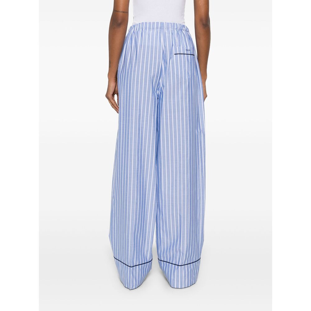 Prada Blue Trousers - Straight Trousers Women - 2