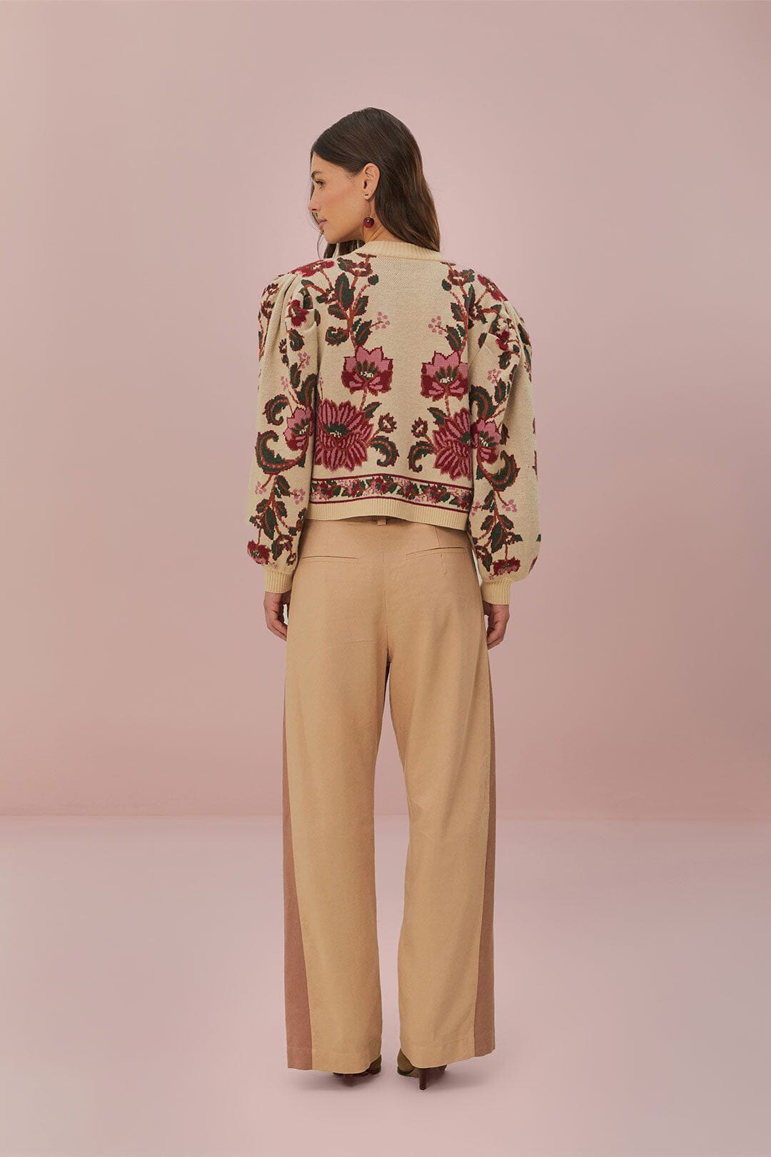 Bicolor High Waist Pants - 4