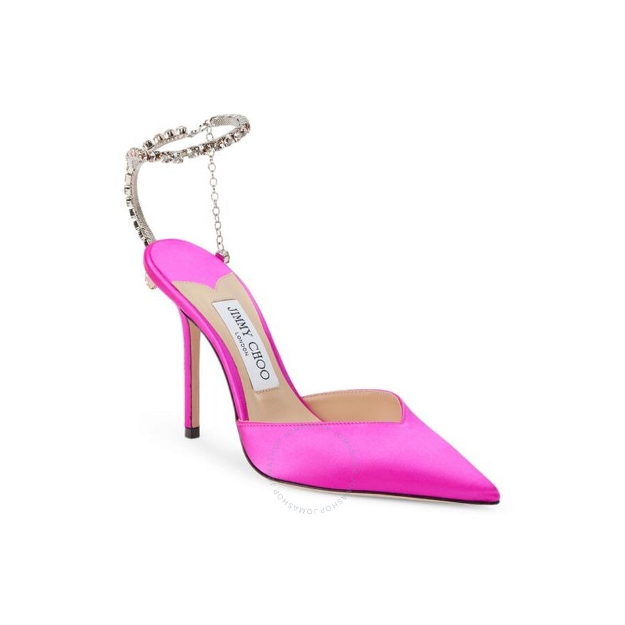 Jimmy Choo Saeda 100 mm Satin Heel - 2